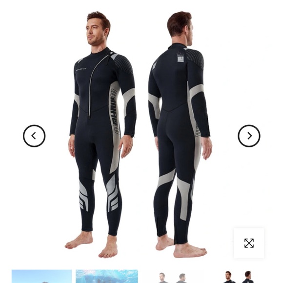 Men’s 3mm front zipper wetsuit SEASKIN size XL - Picture 1 of 1